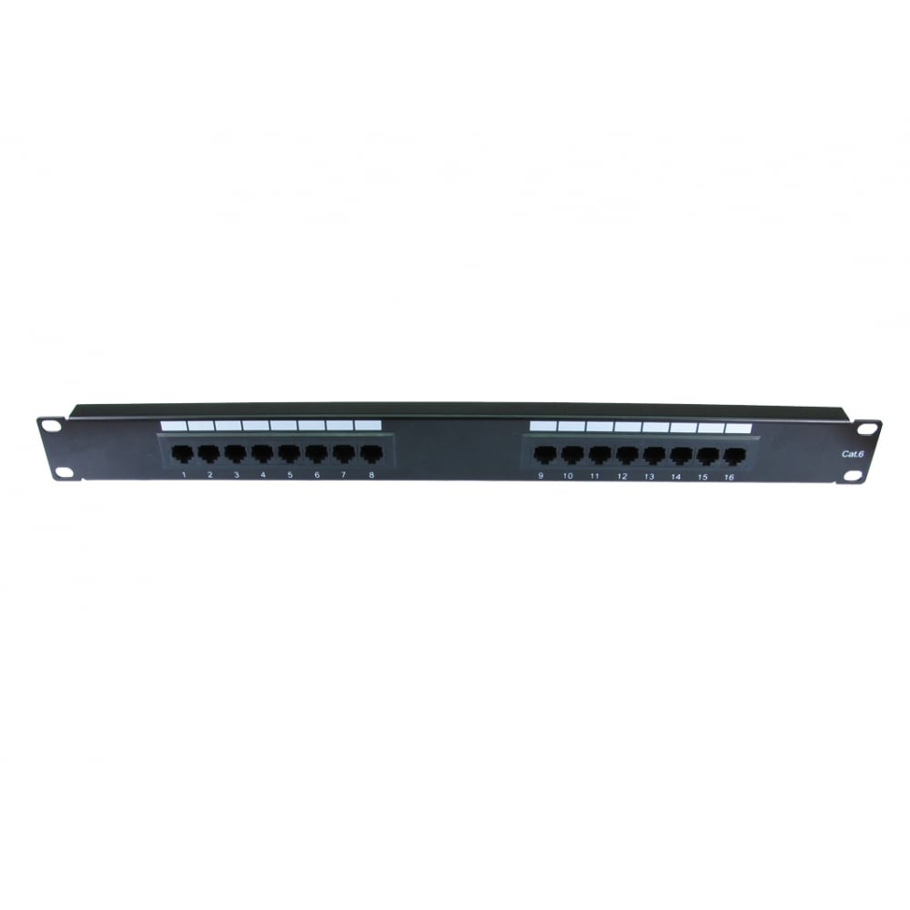 cat6 16 port patch panel
