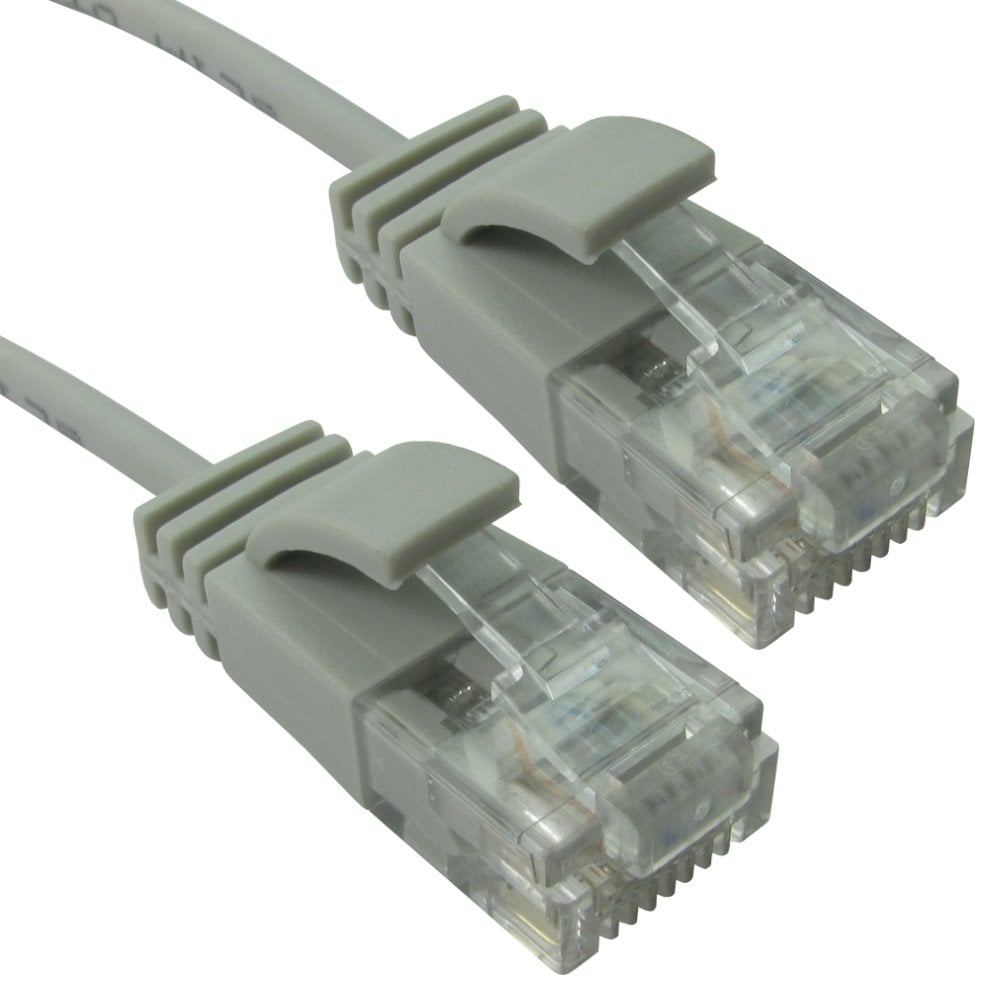 Cat6 Slim Economy, 7 colours, 0.25m - 3m