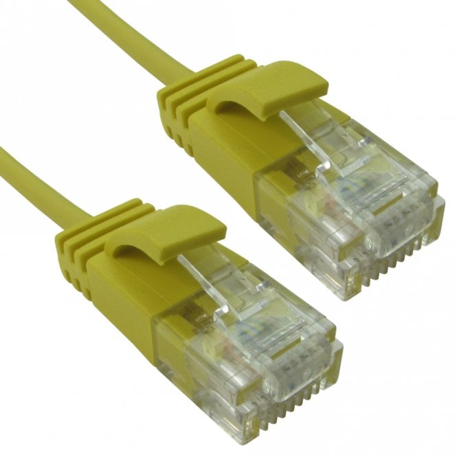 Cat6 Slim Economy, 7 colours, 0.25m - 3m