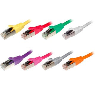Cat6a Slim Shielded Patch Cables – U/FTP, LSZH, 10Gb, 0.25 m–5 m