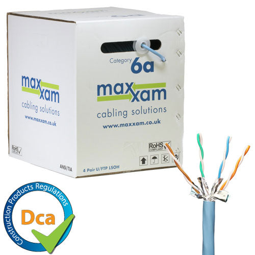 CAT 6A U-FTP SOLID 10Gbps INSTALLATION CABLE - Dca