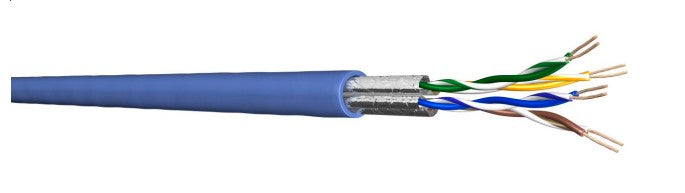 Cat6a U/FTP 305m Installation Cable – CCA, Blue, 10Gb Rated