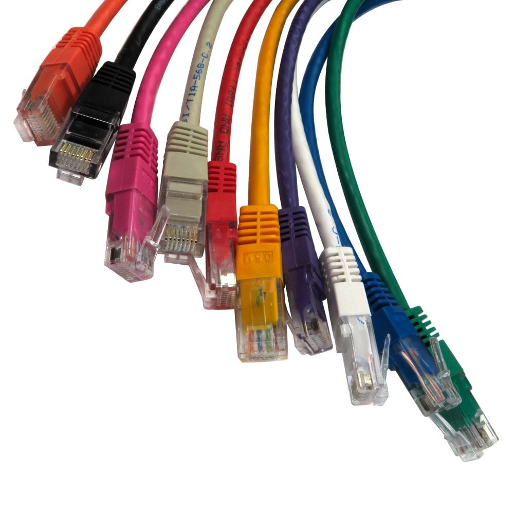 Cat6 Patch Cables – 10 Colours, 0.15m - 30m