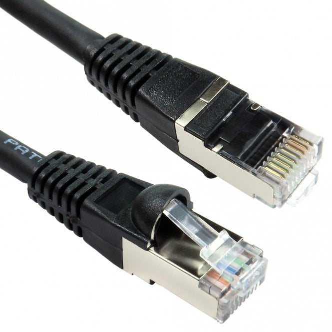 Cat 6a Shielded Patch Cables – S/FTP, LSZH, 10Gb, 0.15 m to 50 m
