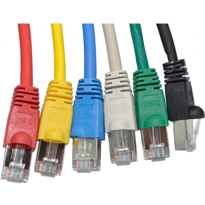 Cat6 shielded patch cable with LSZH jacket – full copper, 1Gb rated