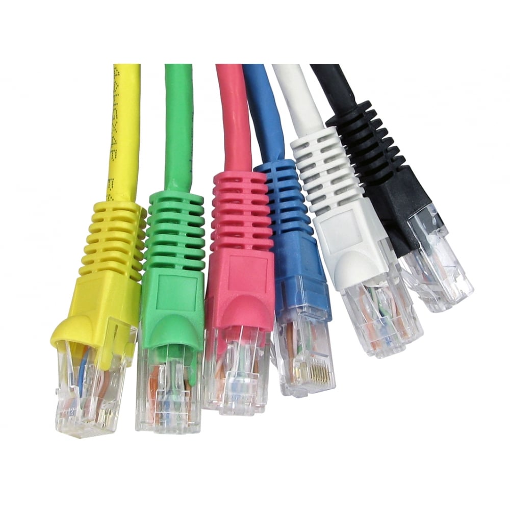 Snagless Cat6 LSZH Patch Cable, 7 Colours, 0.5m - 30m