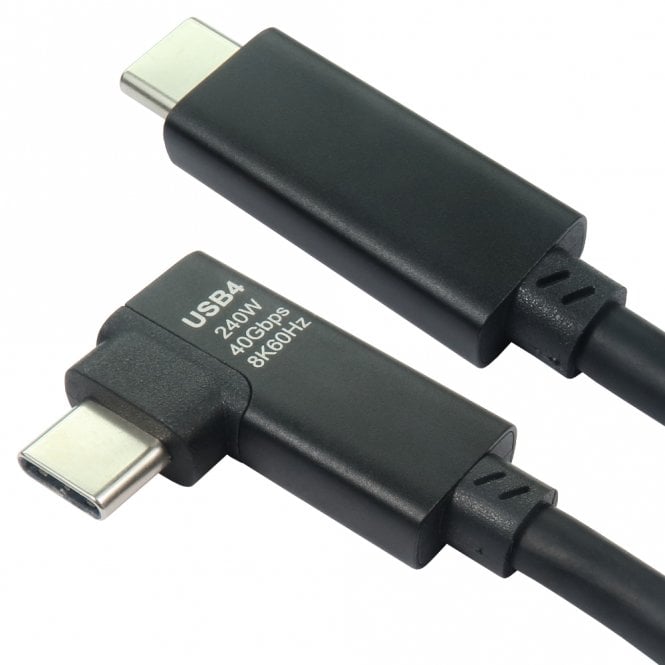 USB4 20Gbps EPR Cable - Right Angled Connector