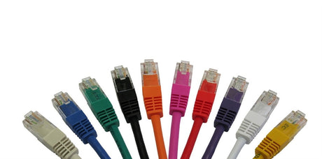 Cat6 Patch Cables in 10 colours