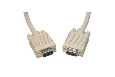 Standard SVGA Monitor Extension Beige Cable HD15 M - HD15 M