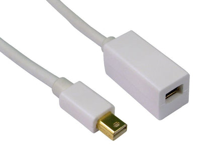 Male Mini DisplayPort Extension Cable to Female Mini DisplayPort