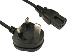 UK to IEC C15 Power Cable - 2 Mtr