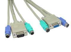 2x Male - Female PS/2 1x Male - Female SVGA Cable