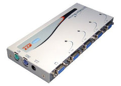 Compact 4 Port KVM Switch