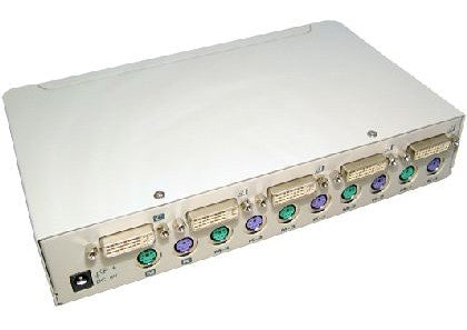 DVI-D + PS/2 KVM Switch (4 Port)