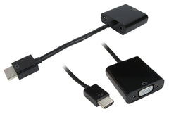 Hdmi To Svga Adaptor Vga + 3.5 Socket + Micro Usb Female - Black