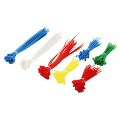 Cable tie pack - 2 lengths & 5 clours (300 pcs)