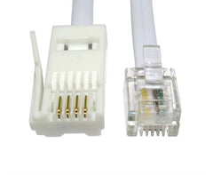 BT M - RJ11 M 4 Wire Straight Modem Cable