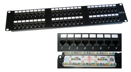 48 Port Cat6 Patch Panel