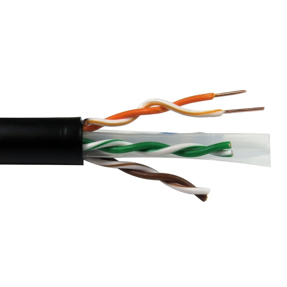 Cat6 External Cable – UTP, PE Jacket, Solid Copper (305m)
