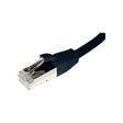 50m Cat6a Outdoor Ethernet Cable with F/FTP Shielding and PE Jacket – Black