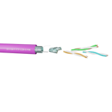 Cat6a F/FTP Purple LSZH 305m