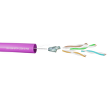 Cat6a U/FTP Cable – Purple LSZH – 305m