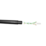Cat5e UTP Direct Burial Cable – Black HDPE – 1000m