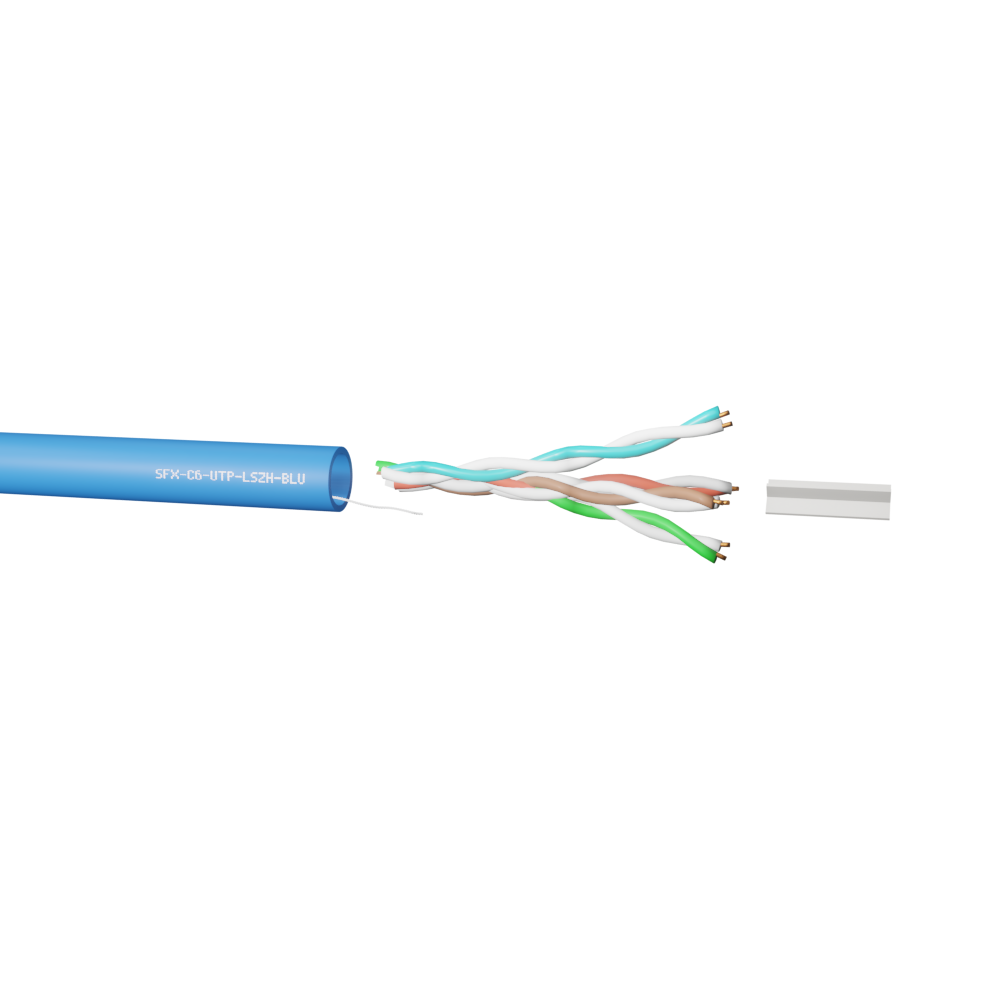 Cat6 UTP Cable – Blue LSZH – 305m