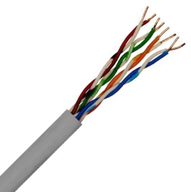 Cat6 UTP Cable – Grey PVC – 100m