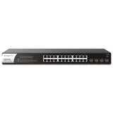 DrayTek VigorSwitch P1281x 24-Port Gigabit PoE+ Managed Switch with 10Gb SFP+