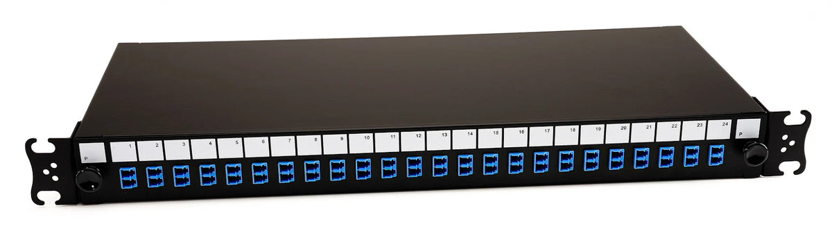 Singlemode LC Fibre Patch Panel – 4 to 96 Fibre Count, 1u Sliding