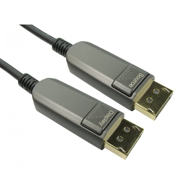 Armoured DisplayPort 1.4 Active Optical Cable