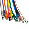 cat 6a patch cables mix of colours
