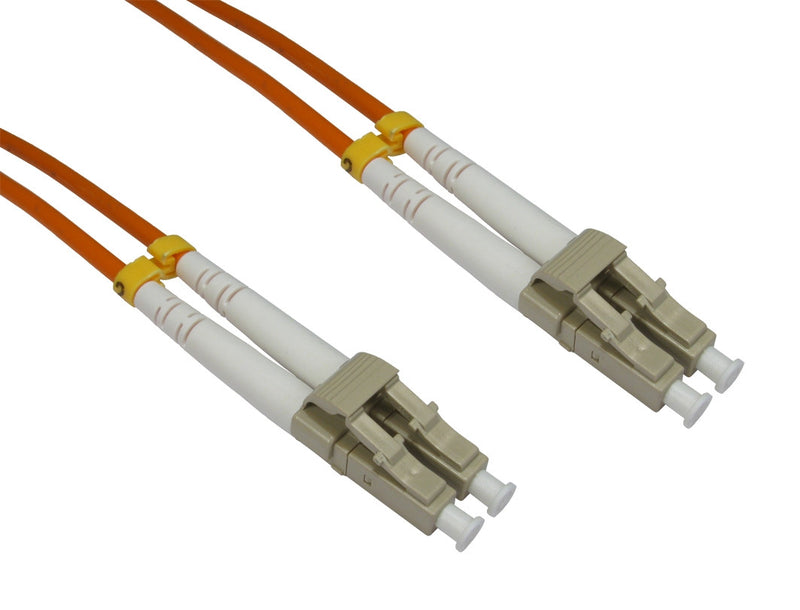 LC-LC Multimode OM3 Fibre Optic Cables Orange