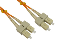 SC - SC Multimode OM3 Fibre Optic Cables Orange