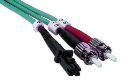 MTRJ-ST Multimode OM3 Fibre Optic Cables