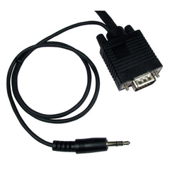 SVGA M-M With Built in 3.55mm Audio Stereo Cable