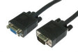 Standard SVGA Monitor Extension Black Cable HD15 M - HD15 F