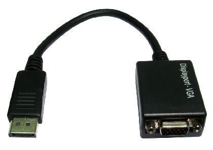 Display port Male to VGA Female adaptor 15cm