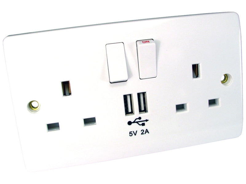 USB and UK Power Sockets