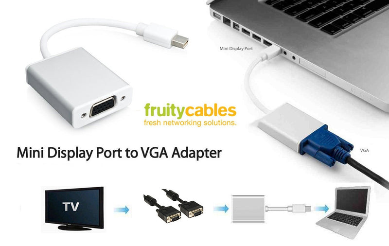 Mini Display Port To VGA Cable 15cm