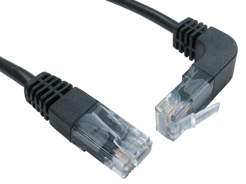 Cat5e Patch Cables Straight to Right Angled Up