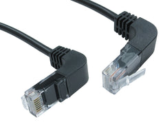 Cat5e Patch Cables Right Angled Up to Right Angled Down