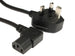 UK Mains Power Cable IEC C13 Right Angled - 1.8 Mtr