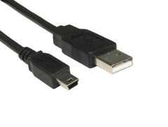 USB 2.0 A Male to Mini B 5 pin Cable