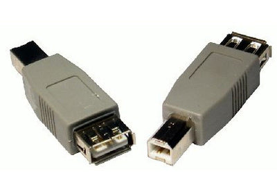 USB 2.0 Gender Changer A F- B M