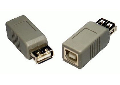 USB 2.0 Gender Changer A F- B F