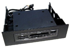 USB2 Multi 3.5/5.25 Internal Bay 52 In 1 Card Reader - Black