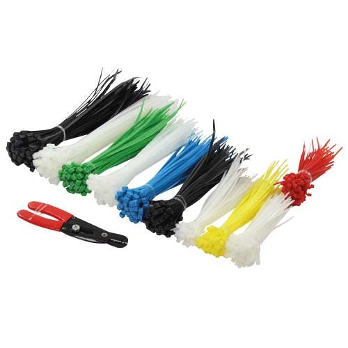 Cable tie pack - 5 lengths & 6 clours (600 pcs)