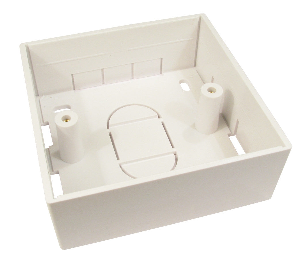 Pvc Back Box Round Single gang PVC back box for Single & dual Faceplates – FruityCables